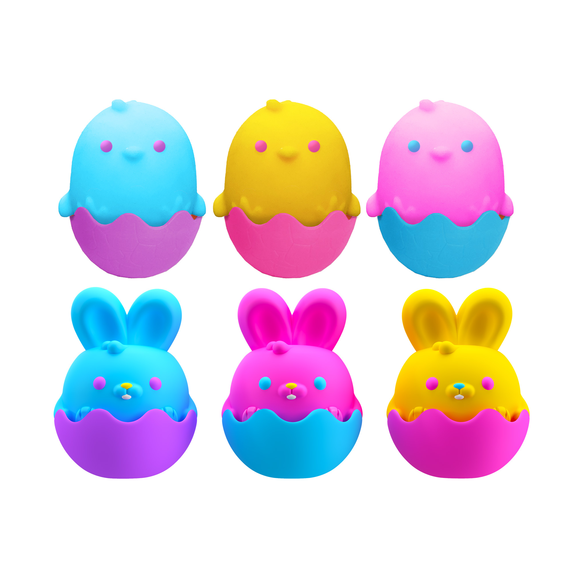 NeeDoh® Bunnies & Chicks | Squishy Easter Sensory Toys - Image 5