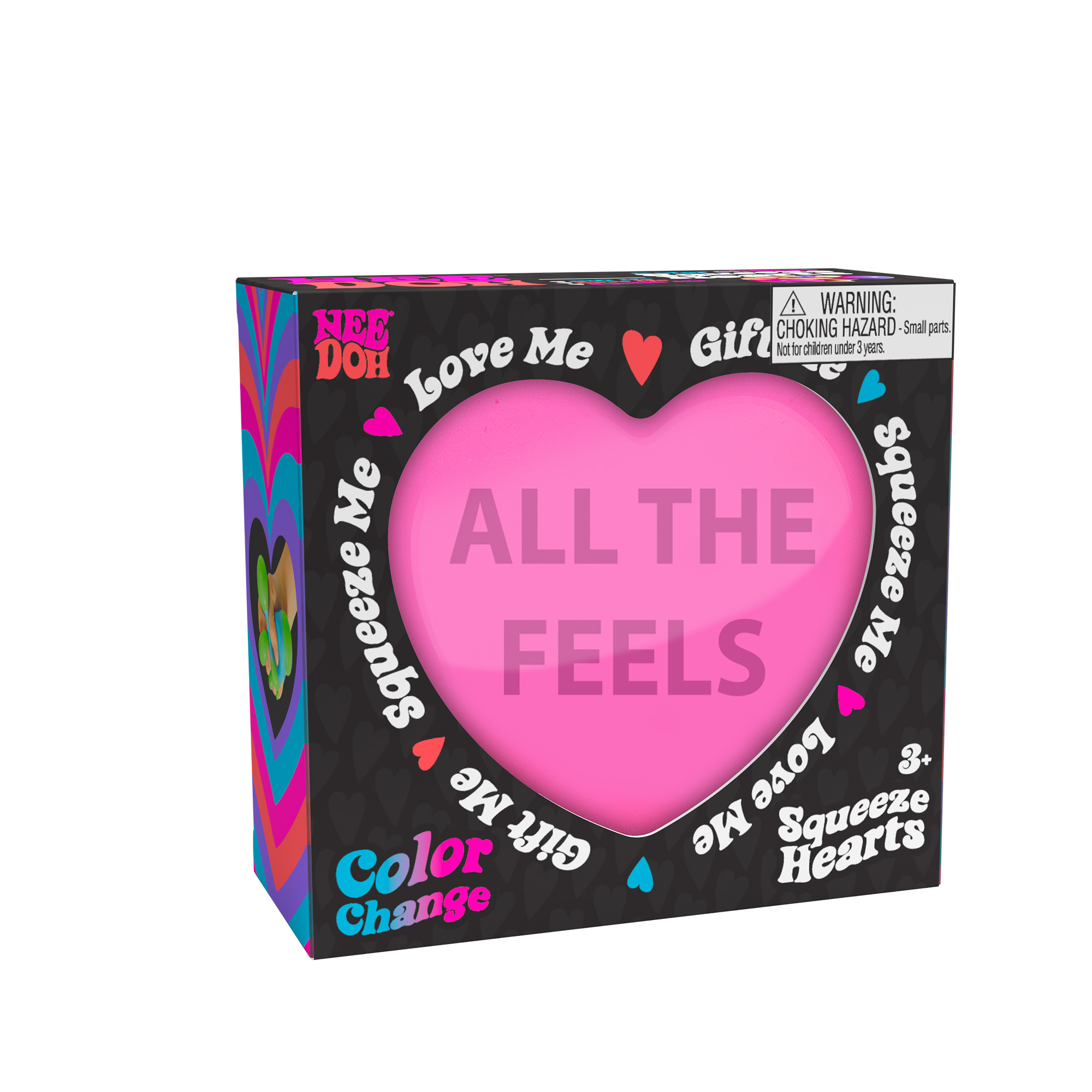 NeeDoh® Color Change Squeeze Heart | Valentine Sensory Squish - Image 2