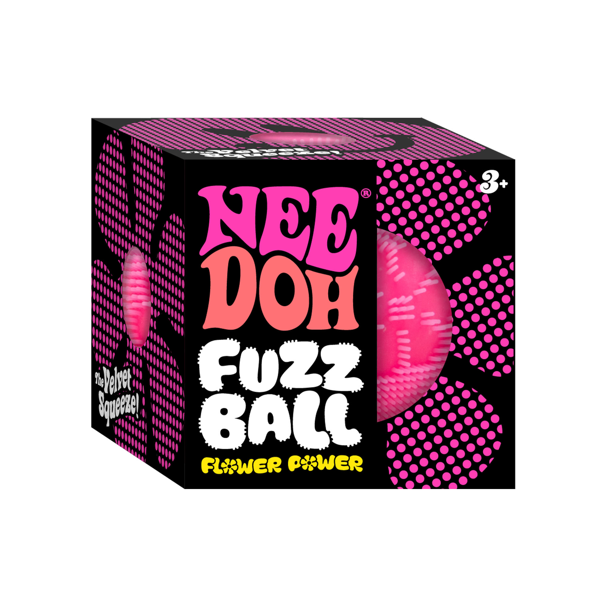 NeeDoh® Fuzz Ball Flower Power | Velvet Sensory Squish - Image 10