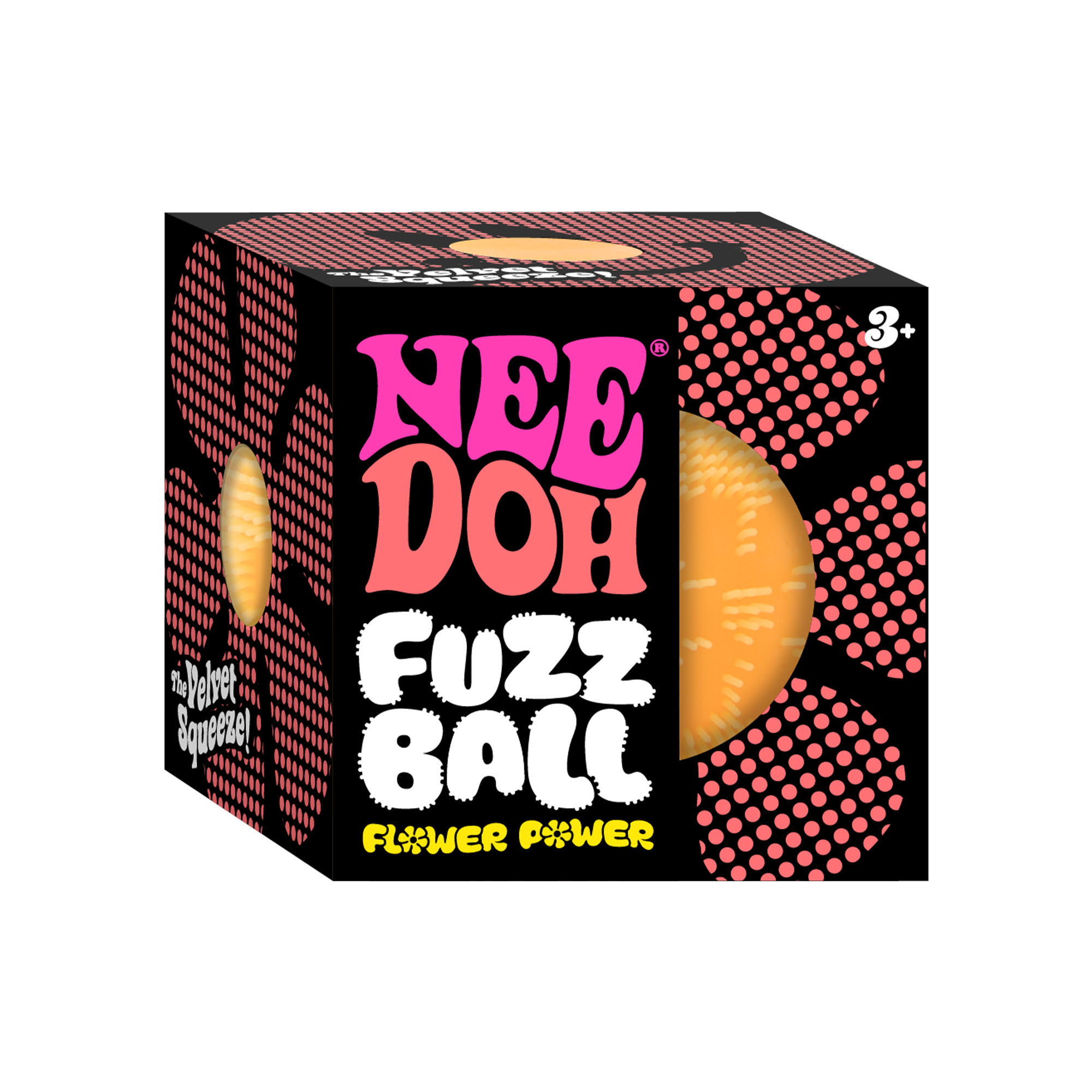 NeeDoh® Fuzz Ball Flower Power | Velvet Sensory Squish - Image 7