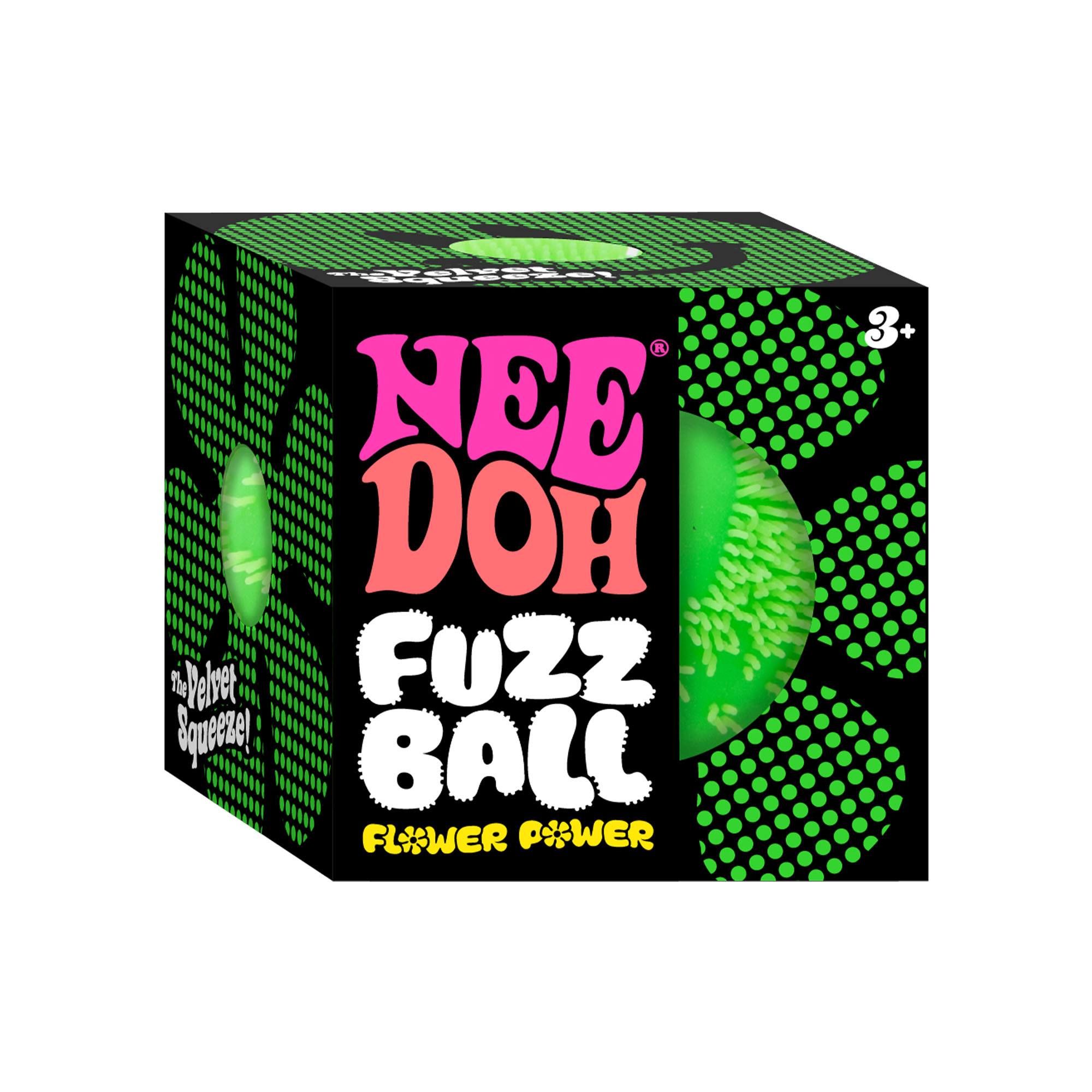 NeeDoh® Fuzz Ball Flower Power | Velvet Sensory Squish - Image 9