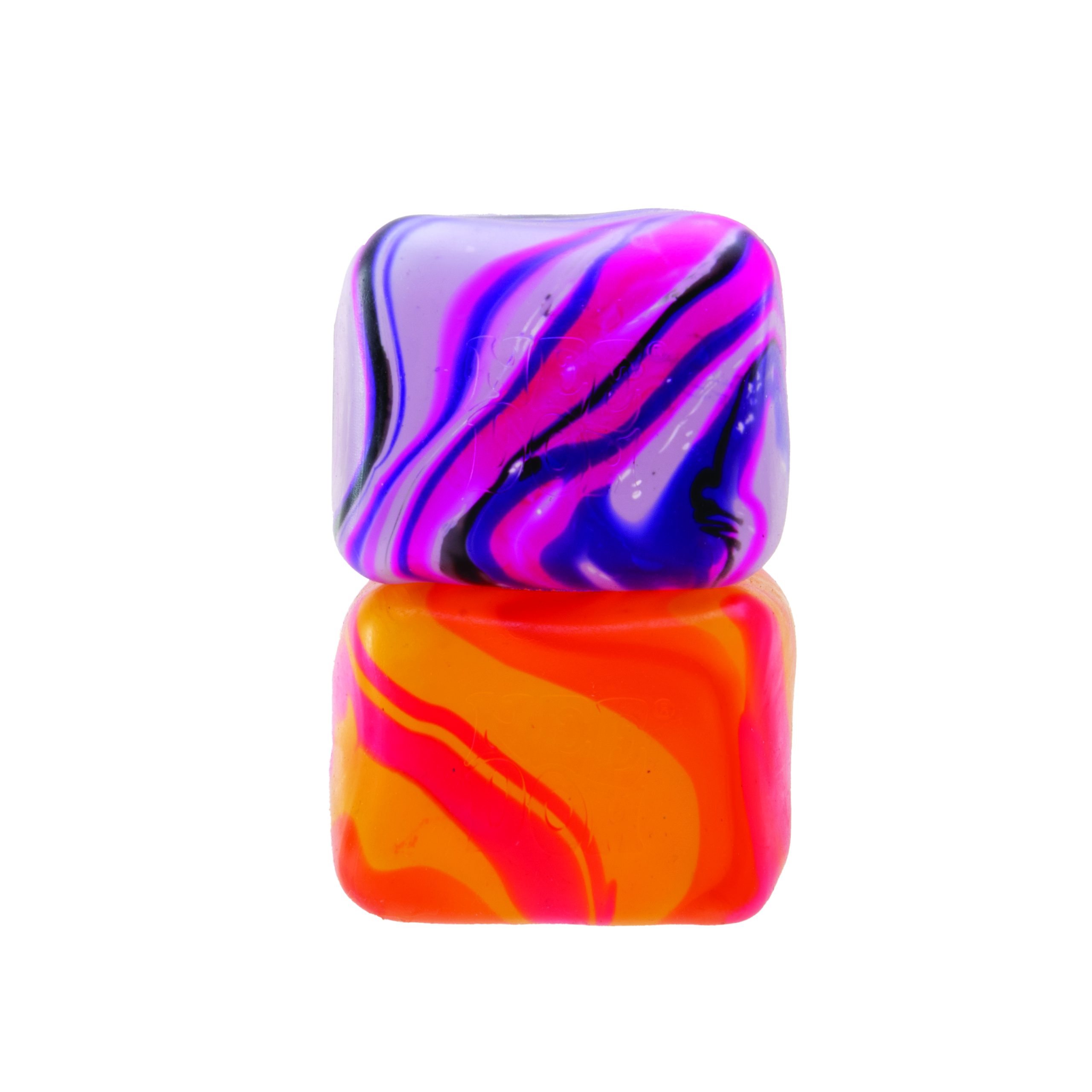 NeeDoh® Nice Cube Swirl | Marbled Sensory Ice Cube Squish - Image 5