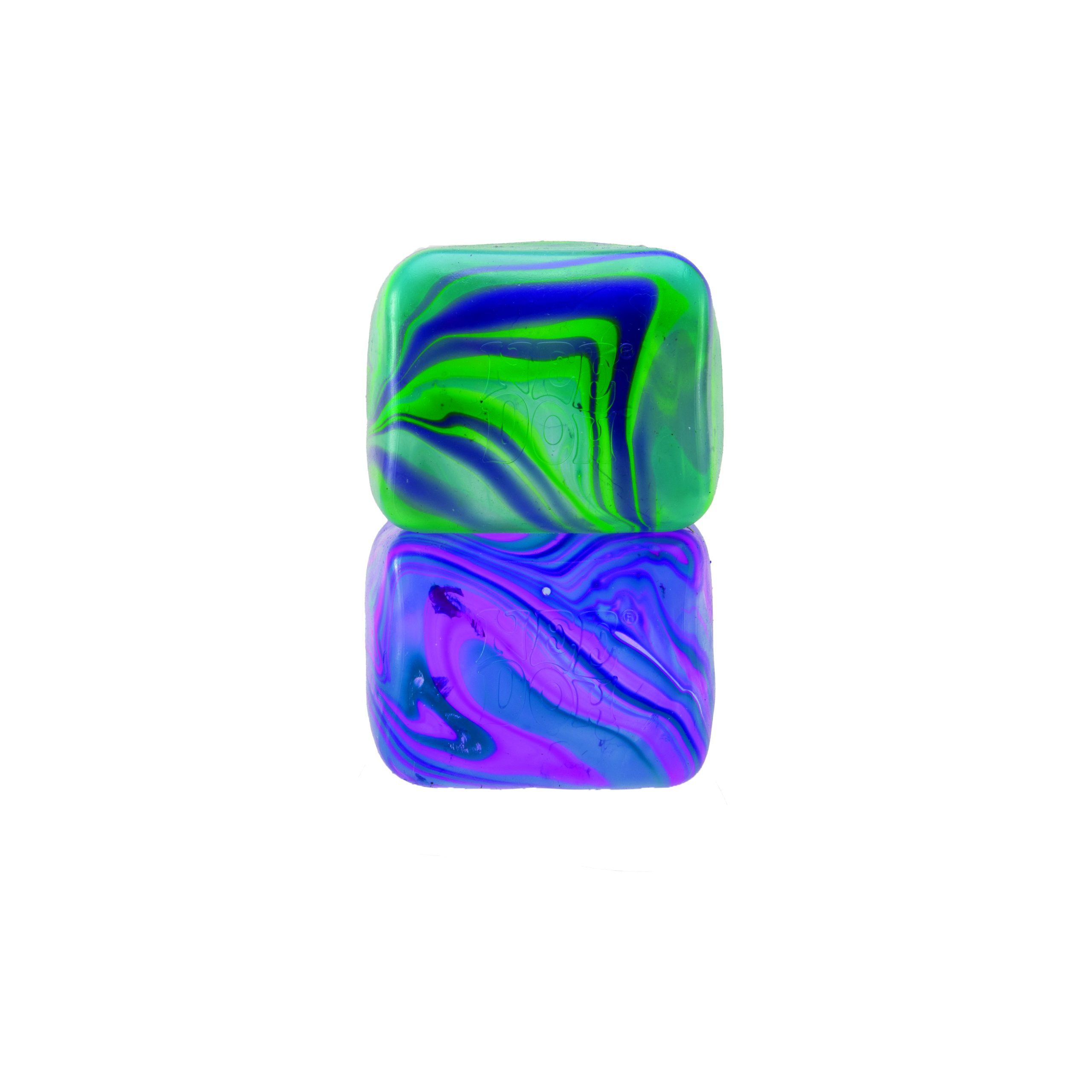 NeeDoh® Nice Cube Swirl | Marbled Sensory Ice Cube Squish - Image 6