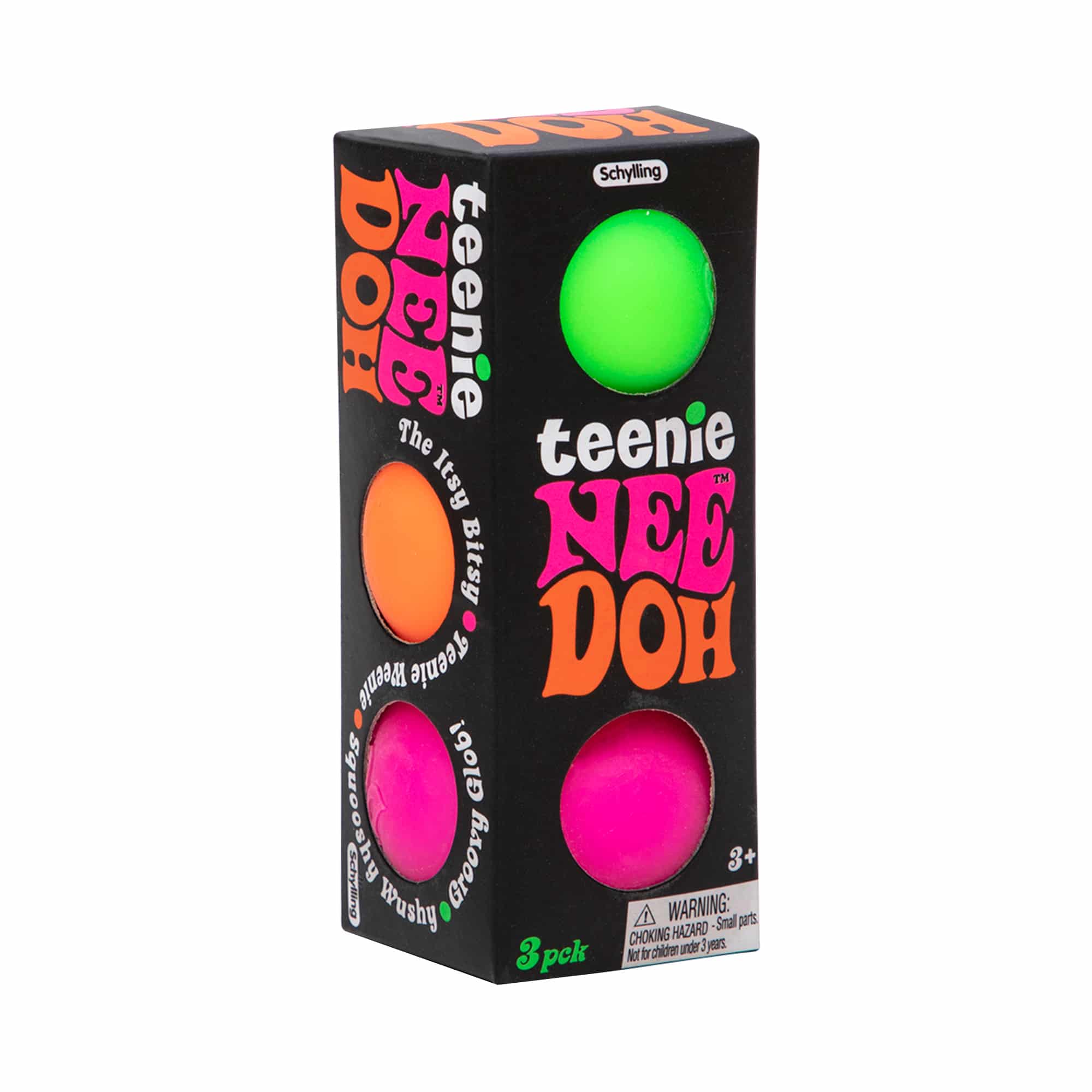 Teenie NeeDoh® | Pack of 3 Mini Sensory Squish Globs